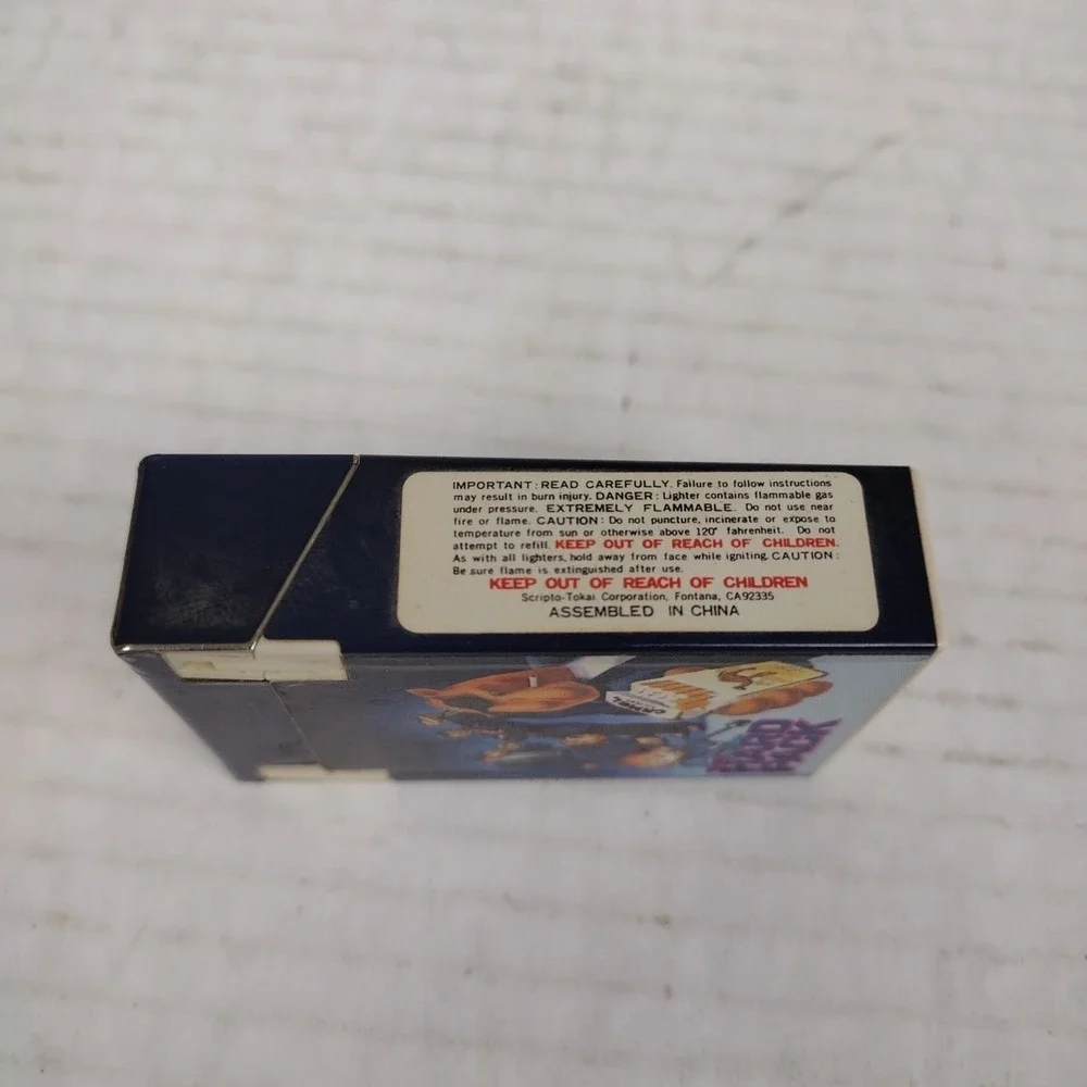 VTG CAMEL Y2K Motorcycle Joe 90's THE HARD PACK Flip-Top Lighter